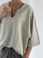 تیشرت یقه V کد 180786 - Image 10