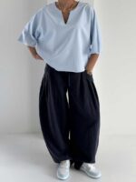 تیشرت یقه V کد 180786 - Image 2