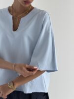 تیشرت یقه V کد 180786 - Image 3