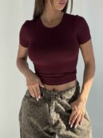 بلوز ساده LYCRA کد 180597 - Image 2