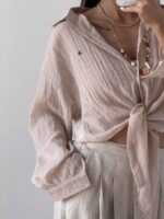 شومیز جلو گره TOMMY کد 220706 - Image 3