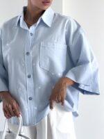 شومیز تک جیب قلبی کد 220716 - Image 16