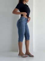 شلوار جین کاپری DILVIN کد 102351 - Image 4