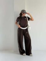 ست تیشرت و شلوار POLO نواردار کد 160982 - Image 9