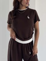 ست تیشرت و شلوار POLO نواردار کد 160982 - Image 11
