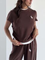 ست تیشرت و شلوار POLO نواردار کد 160982 - Image 15
