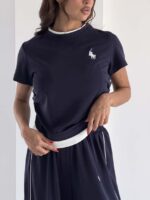 ست تیشرت و شلوار POLO نواردار کد 160982