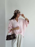 شومیز یقه 7 کارینا کد 220722 - Image 2