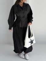 شومیز پشت بند کد 220730 - Image 7