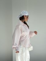 شومیز پشت بند کد 220730 - Image 29