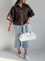 شومیز طرح بابونه کد 220728 - Image 6