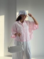 شومیز طرح بابونه کد 220728 - Image 21
