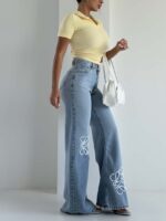 شلوار جین سوپر بگ LOEWE کد 102336 - Image 5