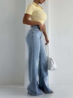 شلوار جین سوپر بگ LOEWE کد 102336 - Image 3