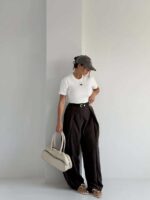 ست کراپ و شلوار PRADA کد 160969 - Image 9