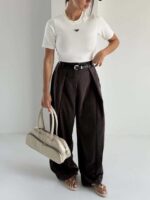 ست کراپ و شلوار PRADA کد 160969 - Image 12