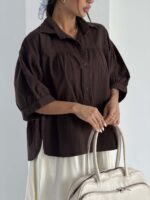 شومیز چین دار اناهیتا کد 220727 - Image 19