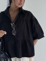 شومیز چین دار اناهیتا کد 220727 - Image 30