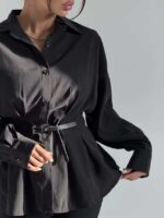 شومیز کمربندی کد 220733 - Image 4