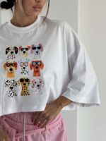 تیشرت نیم تنه HAPPY DOG کد 180810 - Image 3