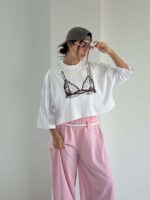تیشرت نیم تنه BRA کد 180812 - Image 3