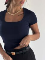 کراپ یقه خشتی IVVI کد 180845 - Image 9
