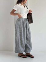 شلوار راه راه بالنی کد 102373 - Image 4