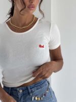 بلوز ساده RED کد 180850 - Image 2