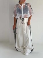 ست بامبر و شلوار بغل 2 خط کد 160989 - Image 7