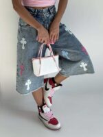 شلوار جین برمودا CHROME HEARTS کد 102379 - Image 4