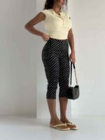شلوار خال خالی QUZU کد 102378 - Image 6