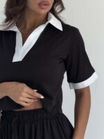 ست تیشرت و شلوار یقه هفت کد 160995 - Image 14