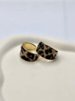 گوشواره مخملی پلنگی کد 310895 - Image 2