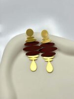 گوشواره طرحدار کد 310882 - Image 4