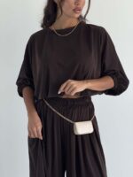 ست تیشرت و شلوار گت دار کد 160997 - Image 17