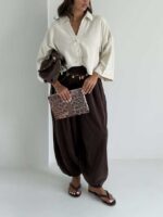 شومیز لینن 5 دکمه کد 220744 - Image 30