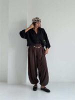 شومیز لینن 5 دکمه کد 220744 - Image 33