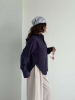 شومیز لینن برش دار کد 220748 - Image 22