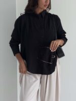 شومیز لینن برش دار کد 220748 - Image 35