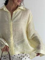 شومیز شیشه ای پشت بند کد 220746 - Image 8