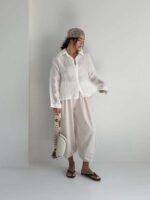 شومیز شیشه ای پشت بند کد 220746 - Image 17