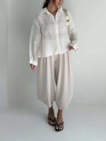 شومیز شیشه ای پشت بند کد 220746 - Image 18