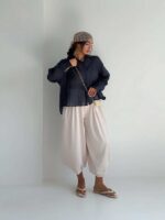 شومیز شیشه ای پشت بند کد 220746 - Image 21