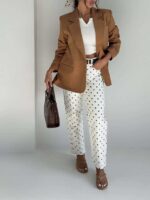 کت لینن یقه E کد 120448 - Image 12