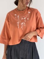 تیشرت نیم تنه پاپیونی کد 180879 - Image 7
