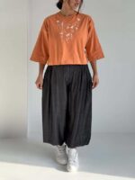 تیشرت نیم تنه پاپیونی کد 180879 - Image 8