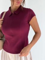 تیشرت وسط زیپ DESTINA کد 180886 - Image 2