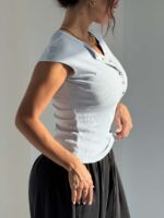 بلوز کبریتی DILVIN کد 180634 - Image 2