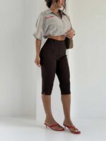 شلوار کاپری ZARA کد 102389 - Image 8