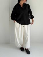 شومیز لینن یقه هفت کد 220743 - Image 22
